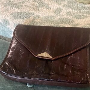 Danielle Nicole Dark Brown Clutch